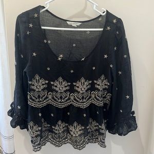 American Eagle Ruffle Top